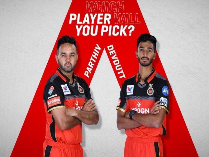 We could see two left-handed batsmen open the batting for RCB in the coming season