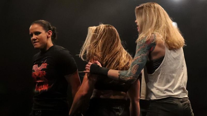 Shayna Baszler with some companions