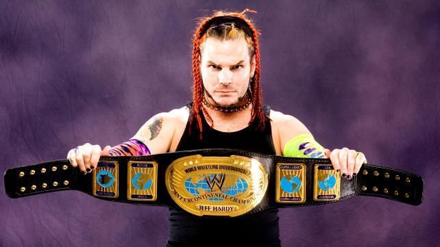 Jeff Hardy as the IC Champion