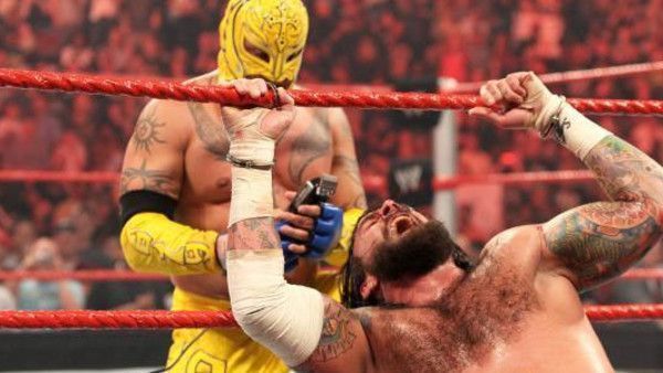 Rey Mysterio shaves CM Punk bald