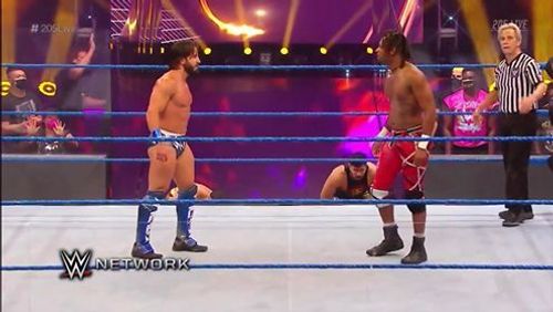 Legado Del Fantasma were in trouble on 205 Live