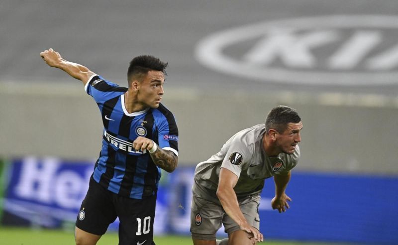 Lautaro Martinez combined well with Romelu Lukaku, assisting him once while netting twice himself.