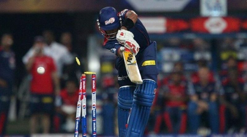 Unmukt Chand&#039;s stump cartwheeling on the first ball of IPL 2013 is a sight many remember.