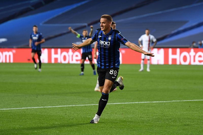 Mario Pasalic celebrates his opener against PSG, on an evening where their semi-final dreams were cruelly ended