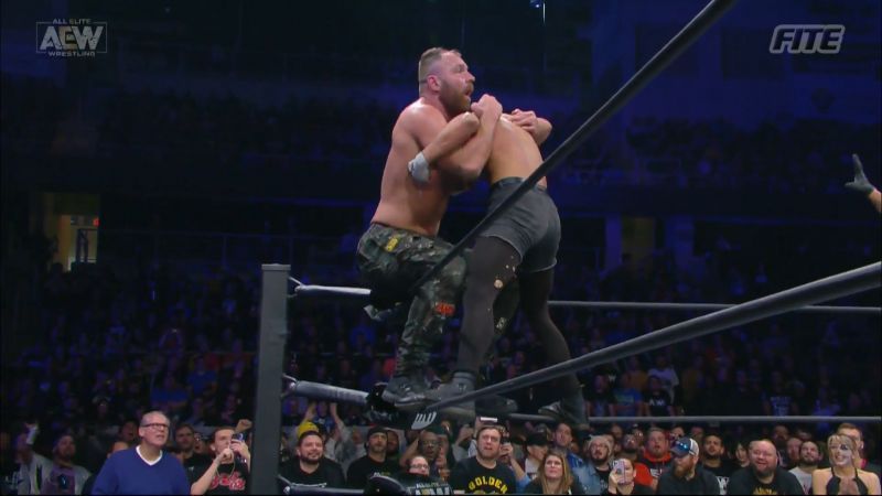 Jon Moxley hit Darby Allin with a Paradigm Shift from the second rope last time they faced each other on AEW