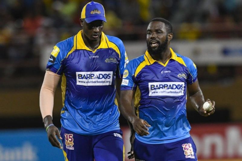 Jason Holder(L) will look to lead his side to another title-winning CPL campaign