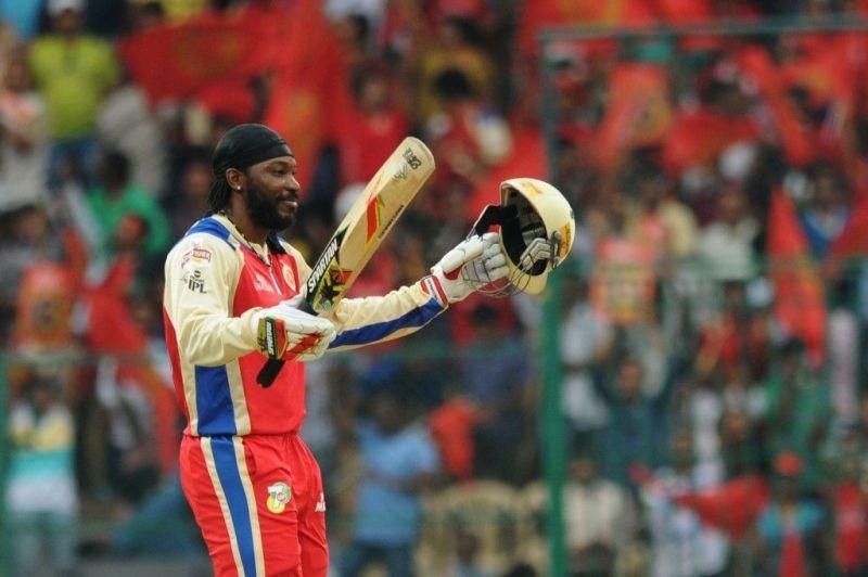Chris Gayle has appeared three times on this list!