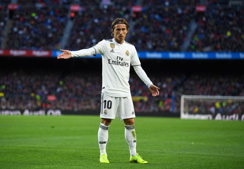 Luka Modric in action for Real Madrid