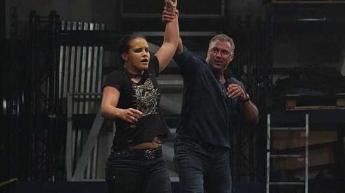 Shayna Baszler and Shane McMahon