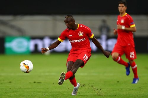 Bayer Leverkusen's talented winger Moussa Diaby