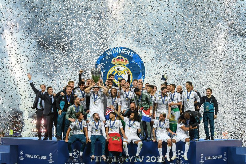 Real Madrid won their third UCL in as many years