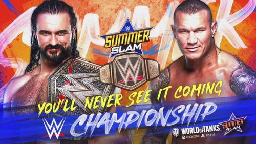 Drew McIntyre vs Randy Orton for the WWE Championship!