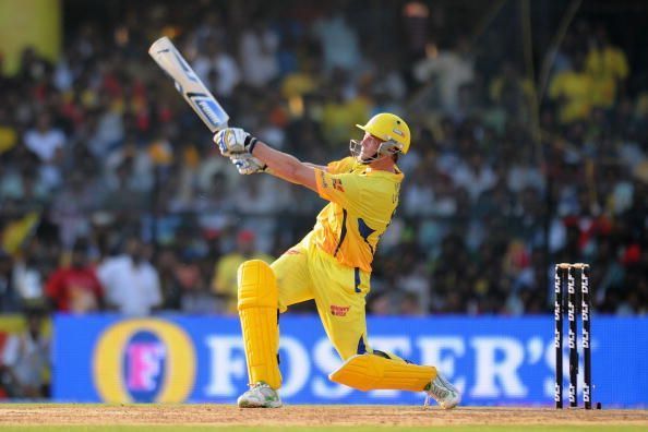 Albie Morkel batting for CSK.