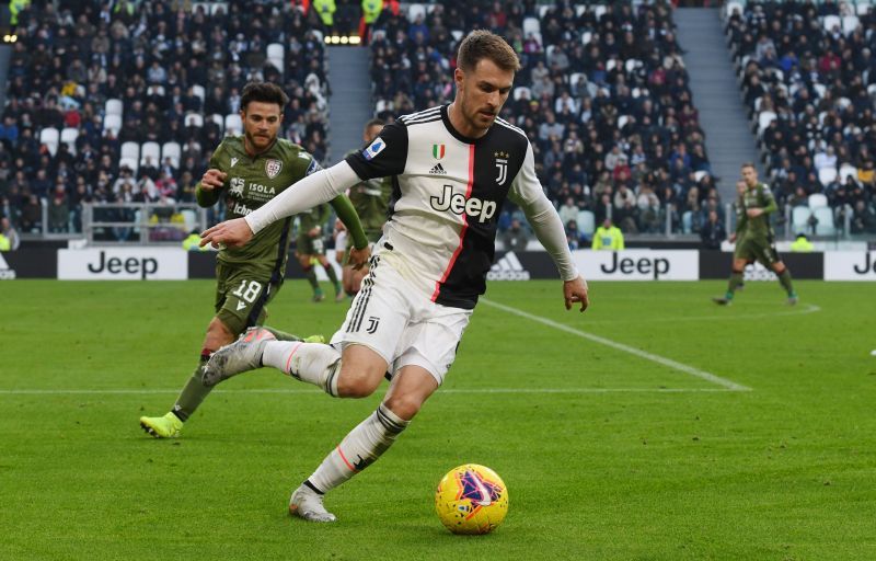 Aaron Ramsey in Juventus colours