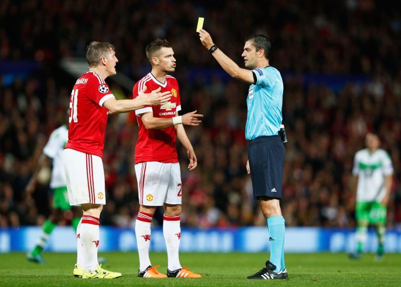 Bastian Schweinsteiger and Morgan Schneiderlin