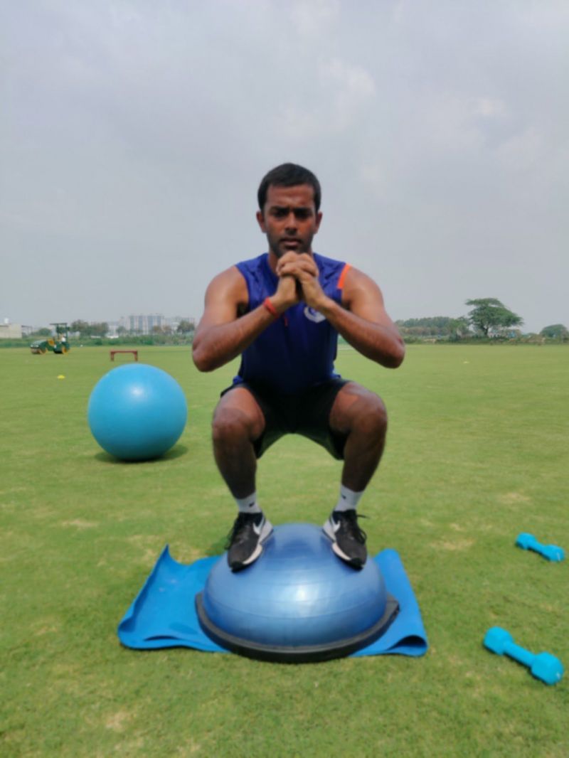 The 30-year-old has constantly been working on his fitness even during the pandemic.