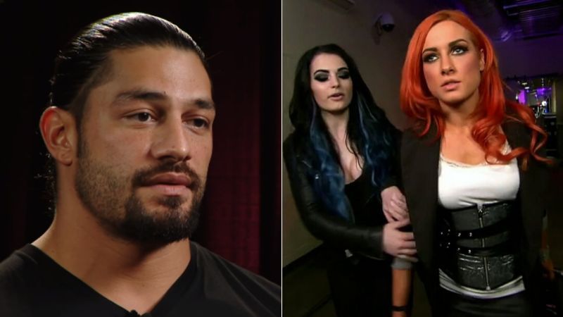 Roman Reigns; Paige and Becky Lynch
