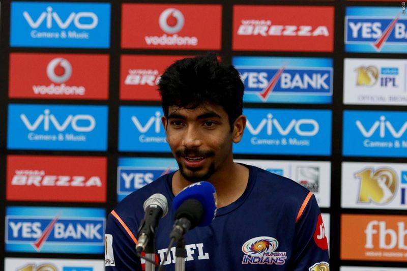Bumrah is a vital cog in the Mumbai Indians setup.(picture courtesy: BCCI/iplt20.com)