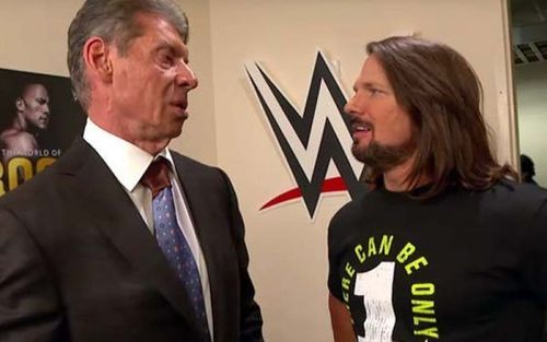 Vince McMahon and AJ Styles