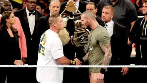 John Cena and Randy Orton faced off before WWE TLC 2013