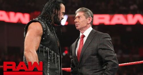 Drew McIntyre and the WWE Chairman Vince McMahon