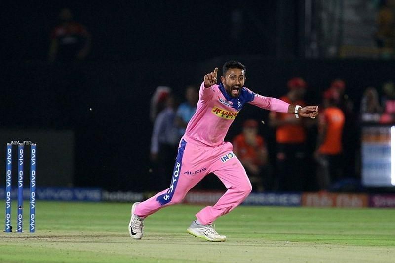 Shreyas Gopal had stood out for Rajasthan Royals as a bowler in IPL 2019