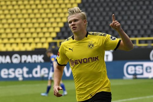 Borussia Dortmund striker Erling Haaland