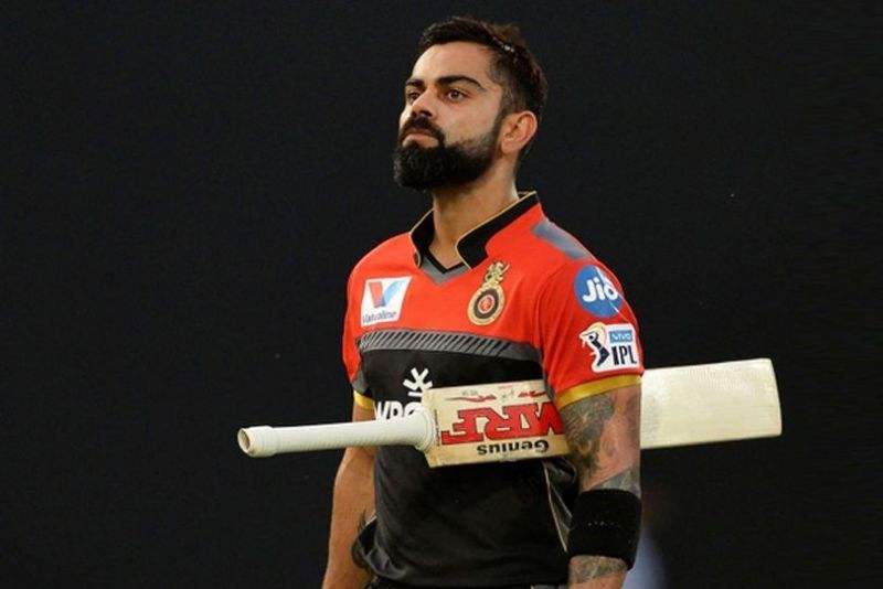 Virat Kohli almost single-handedly dropped his team&#039;s scoring rate during his time at the crease.