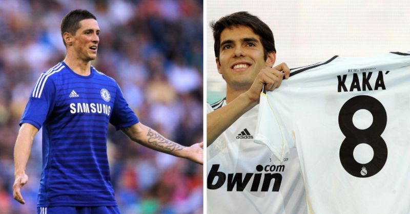 Kaka and Torres did not have the best of times at Real Madrid and Chelsea respectively