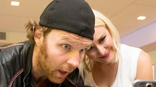 Renee Young and Jon Moxley