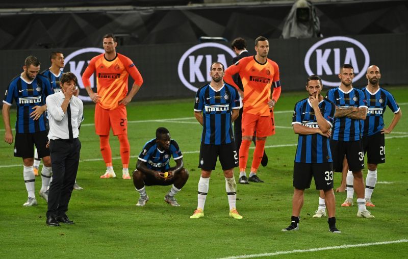 Inter Milan after losing the 2019-20 Europa League final
