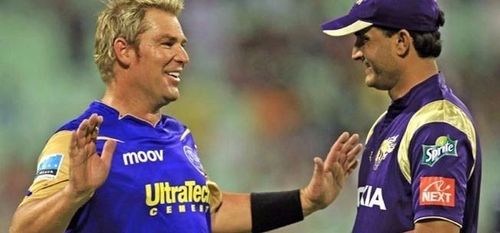 Shane Warne (L) and Sourav Ganguly (R)  (Image Credits: Sportswallah) 