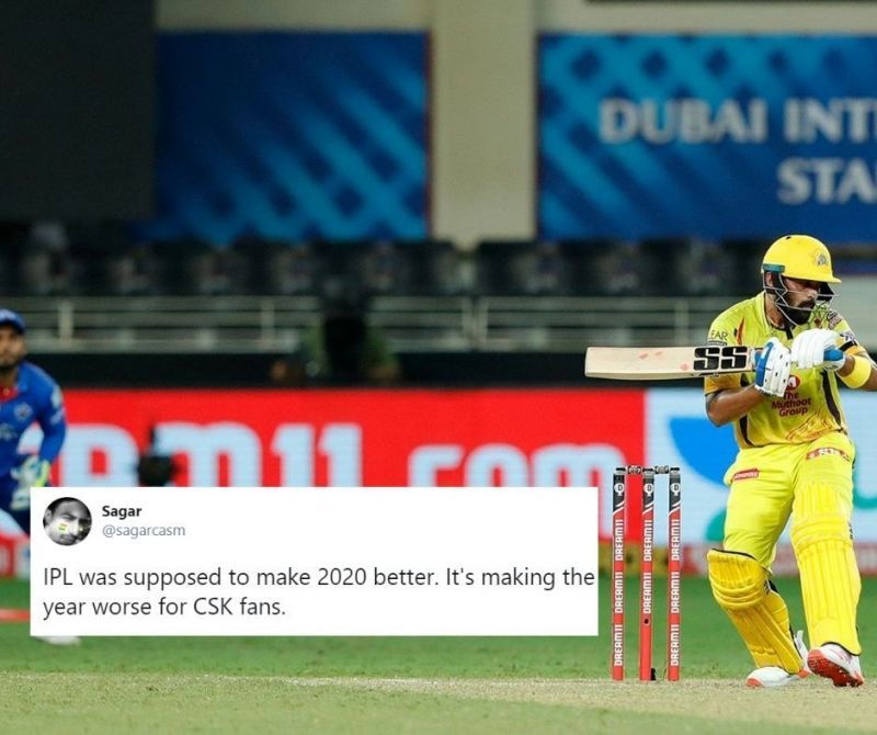 CSK fell to a 44-run defeat to DC in their 3rd IPL 2020 game