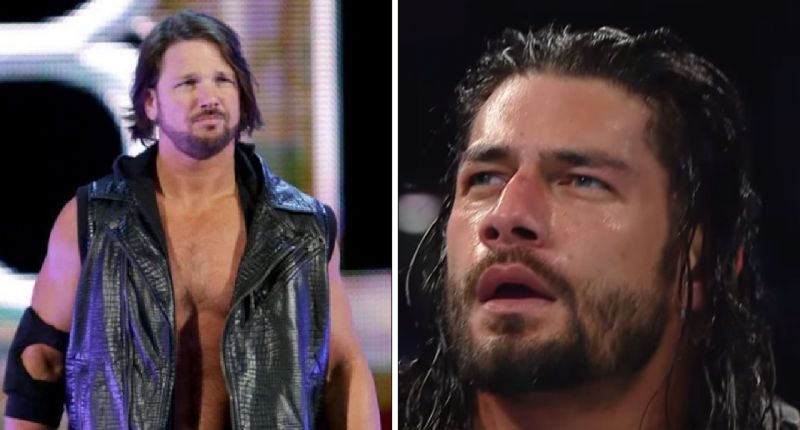AJ Styles and Roman Reigns
