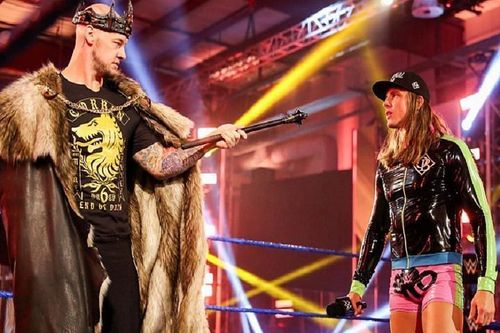 Baron Corbin and Matt Riddle in WWE