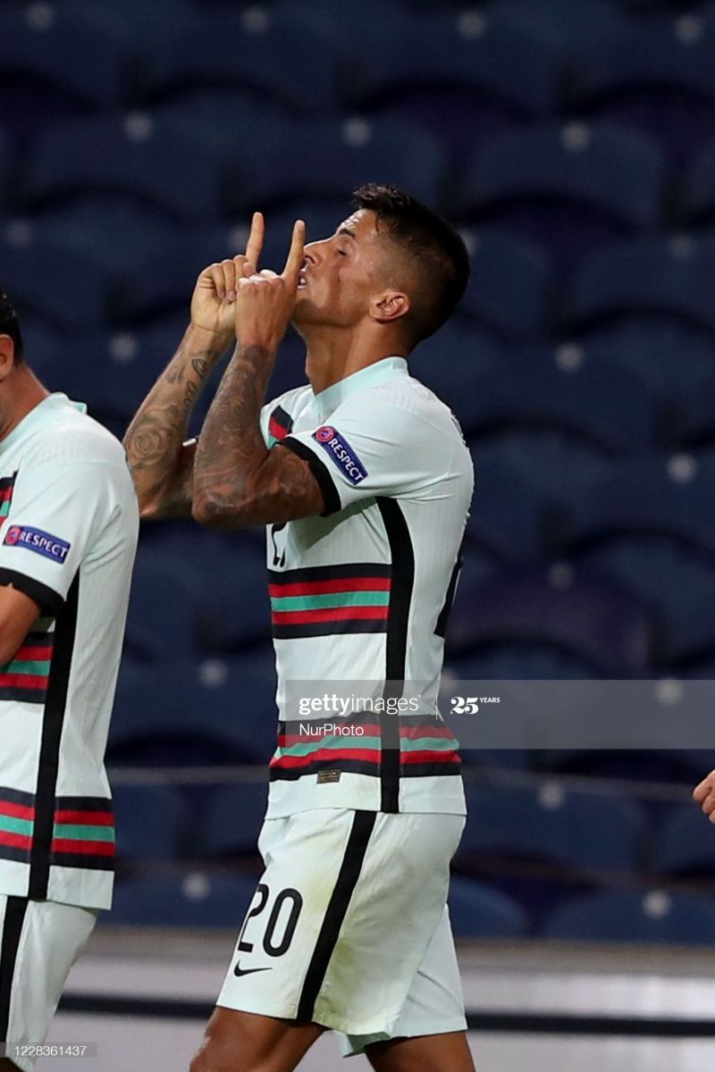 Joao Cancelo was Portugal&#039;s best player on the night (Picture courtesy Getty Images)