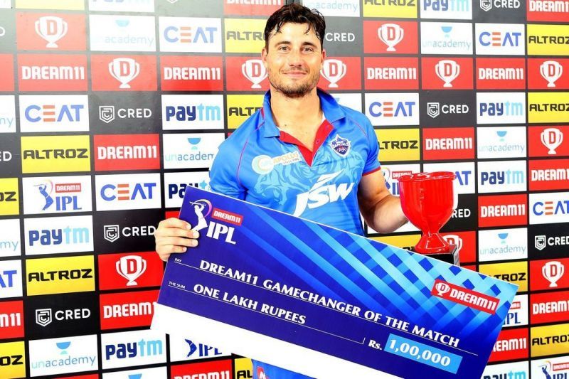 Stoinis was the Man of the Match for his all-round show [PC: iplt20.com]