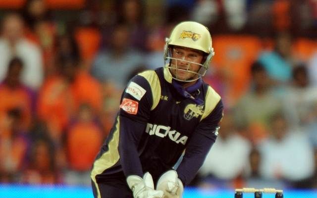 Mark Boucher keeping the stumps for Kolkata Knight Riders