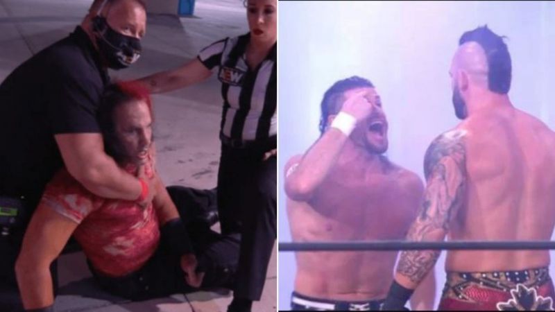 Matt Hardy was injured in a scary moment at AEW All Out