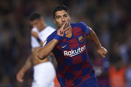 New Atletico Madrid striker Luis Suarez