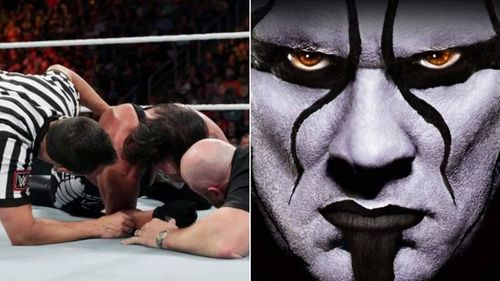 Sting picked up a serious injury at Night of Champions 2015