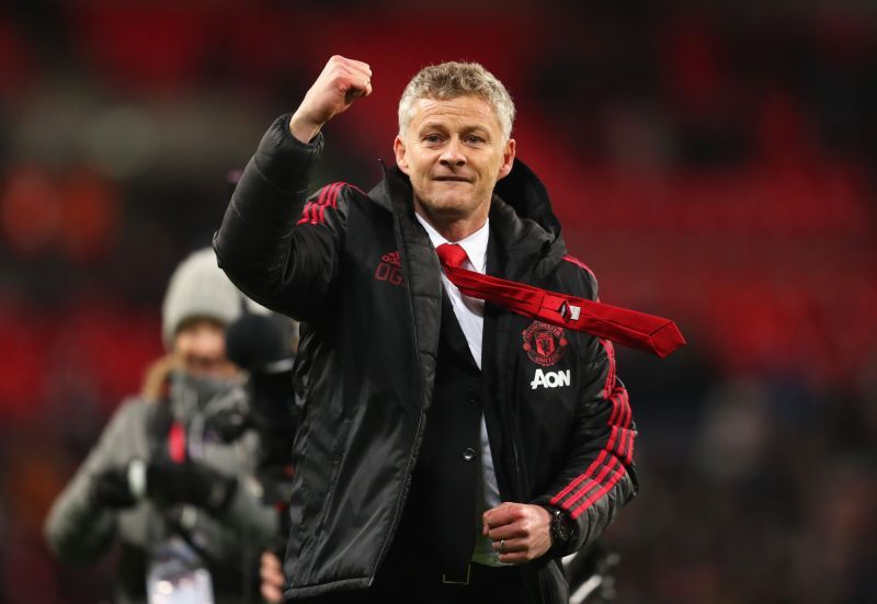 Ole Gunnar Solskjaer, manager of Manchester United