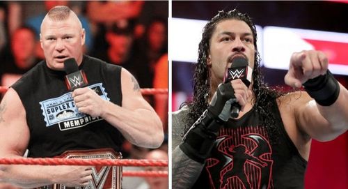 Brock Lesnar and Roman Reigns