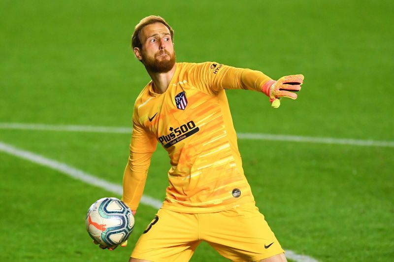 Oblak in action for Atletico Madrid