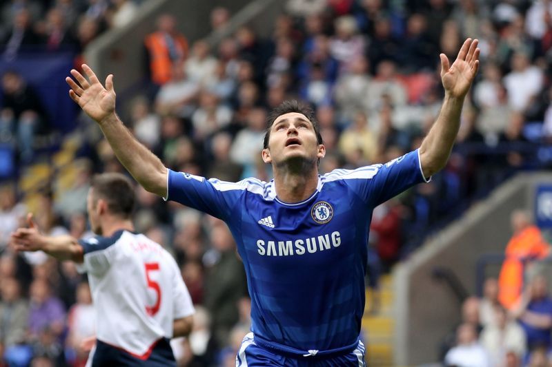Frank Lampard joined Chelsea from West Ham in 2001