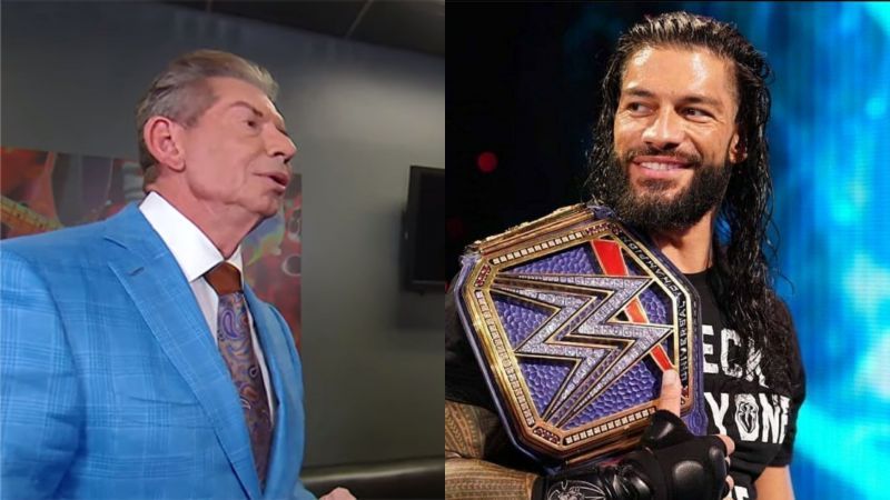 Vince McMahon and Roman Reigns.