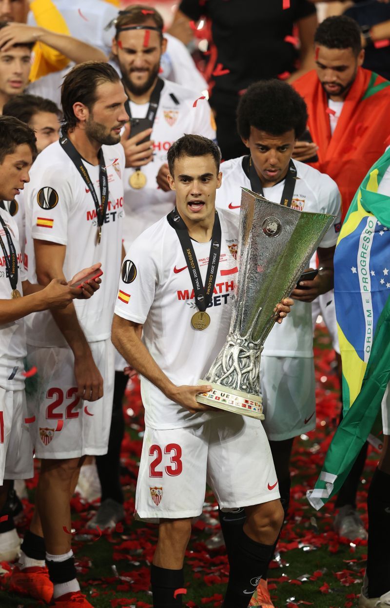 Sergio Reguilon won the Europa League with Sevilla.