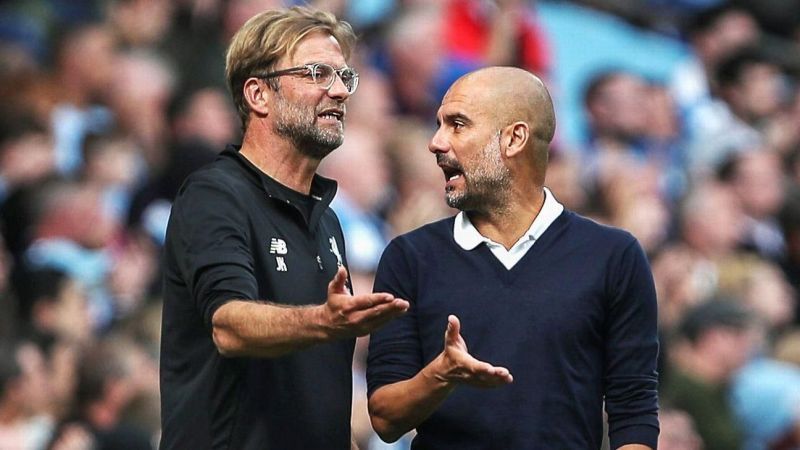 Pep Guardiola (right) has arguably made Jurgen Klopp a better manager.