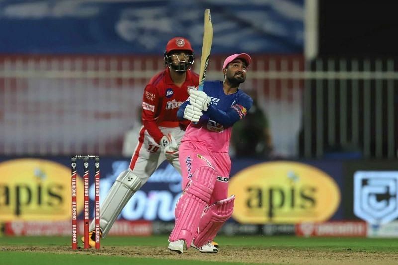 Rahul Tewatia did not hit a boundary of the first 19 deliveries he faced [PC: iplt20.com]