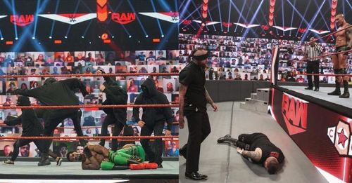 RETRIBUTION made their presence felt on RAW